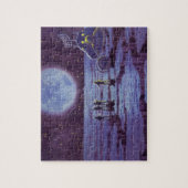 ヴィンテージSF地球ローバーエイリアンオンムーン ジグソーパズル (縦)