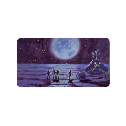 ヴィンテージSF地球ローバーエイリアンオンムーン ラベル (正面)