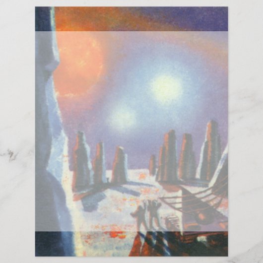 ヴィンテージSF外国人惑星とエイリアン (正面)