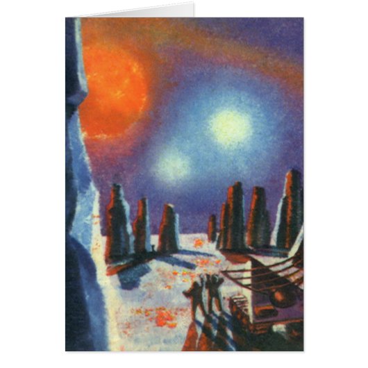 ヴィンテージSF外国人惑星とエイリアン (正面)