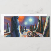 ヴィンテージSF外国人惑星とエイリアン (正面/裏面)