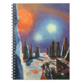 ヴィンテージSF外国人惑星とエイリアン ノートブック (正面)