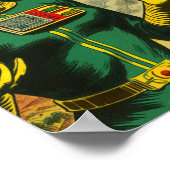 ヴィンテージSF女性漫画 ポスター (角)