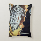 ヴィンテージSF宇宙月面駅 アクセントクッション (裏面(縦))