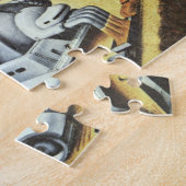 ヴィンテージSF宇宙月面駅 ジグソーパズル (側面)