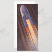 ヴィンテージSF宇宙船ロケット (正面/裏面)