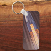 ヴィンテージSF宇宙船ロケット キーホルダー (正面)