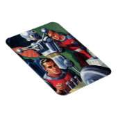 ヴィンテージSF宇宙飛行士によるロボットの修理 マグネット (右側)