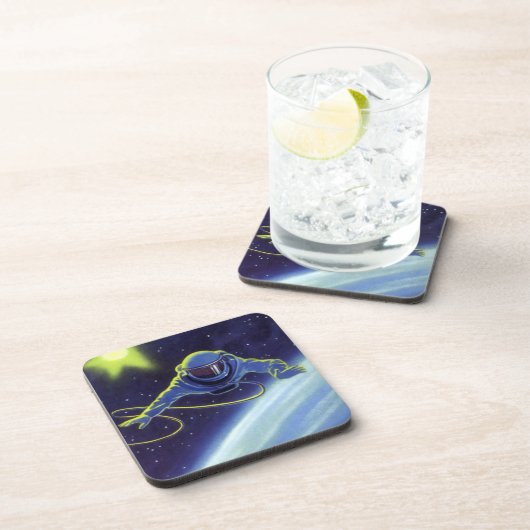 ヴィンテージSF宇宙飛行士の宇宙ウォーク コースター (右側)