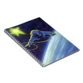 ヴィンテージSF宇宙飛行士の宇宙ウォーク ノートブック (右側)