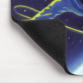 ヴィンテージSF宇宙飛行士の宇宙ウォーク マウスパッド (コーナー)