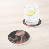 ヴィンテージSF宇宙飛行士握手エイリアン コースター (側面)