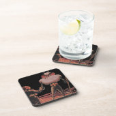 ヴィンテージSF宇宙飛行士握手エイリアン コースター (右側)