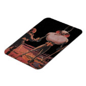 ヴィンテージSF宇宙飛行士握手エイリアン マグネット (左側)