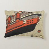 ヴィンテージSF巡航船ヘリコプター アクセントクッション (裏面)