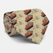 ヴィンテージSF巡航船ヘリコプター ネクタイ (ロール)