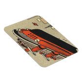 ヴィンテージSF巡航船ヘリコプター マグネット (右側)