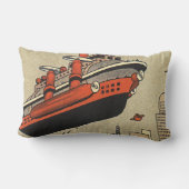 ヴィンテージSF巡航船ヘリコプター ランバークッション (裏面)