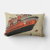 ヴィンテージSF巡航船ヘリコプター ランバークッション (正面)