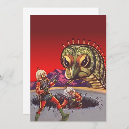 ヴィンテージSF巨大百足虫戦争 (正面/裏面)