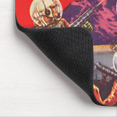 ヴィンテージSF巨大百足虫戦争 マウスパッド (コーナー)