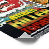 ヴィンテージSF映画コラージュ ポスター (角)