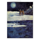 ヴィンテージSF月の宇宙飛行士エイリアン (正面)