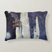 ヴィンテージSF月の宇宙飛行士エイリアン アクセントクッション (正面)