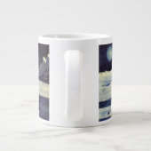 ヴィンテージSF月の宇宙飛行士エイリアン ジャンボコーヒーマグカップ (裏面)