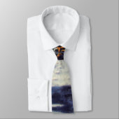 ヴィンテージSF月の宇宙飛行士エイリアン ネクタイ (タイ)