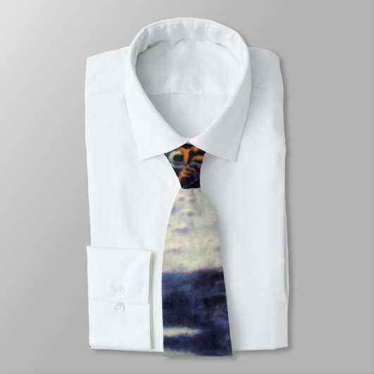 ヴィンテージSF月の宇宙飛行士エイリアン ネクタイ (タイ)