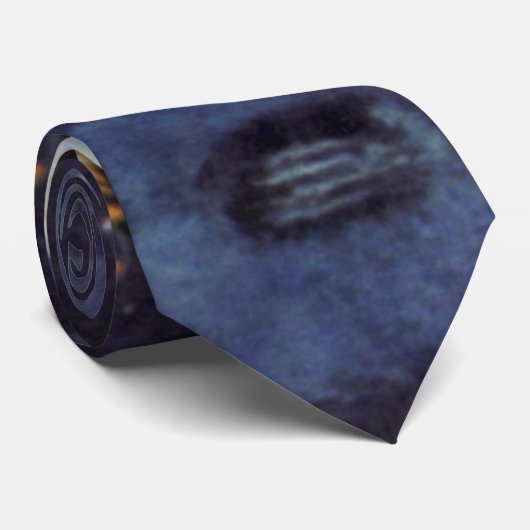 ヴィンテージSF月の宇宙飛行士エイリアン ネクタイ (ロール)