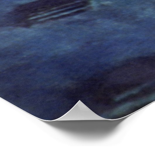 ヴィンテージSF月の宇宙飛行士エイリアン ポスター (角)