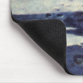 ヴィンテージSF月の宇宙飛行士エイリアン マウスパッド (コーナー)