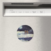 ヴィンテージSF月の宇宙飛行士エイリアン マグネット (インサイチュ (食洗機))