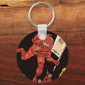 ヴィンテージSF月面着陸 キーホルダー (正面)