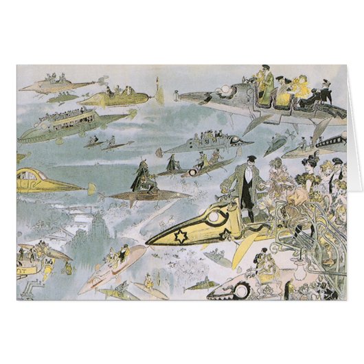 ヴィンテージSF未来型車タクシー (正面横)