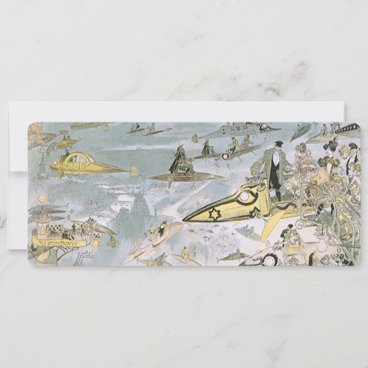 ヴィンテージSF未来型車タクシー (正面)