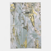 ヴィンテージSF未来型車タクシー キッチンタオル (縦)