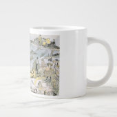 ヴィンテージSF未来型車タクシー ジャンボコーヒーマグカップ (右)