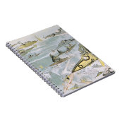 ヴィンテージSF未来型車タクシー ノートブック (右側)