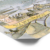 ヴィンテージSF未来型車タクシー ポスター (角)