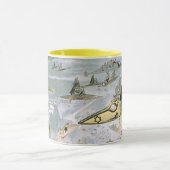 ヴィンテージSF未来型車タクシー マグカップ (中央)