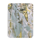 ヴィンテージSF未来型車タクシー マグネット (縦)