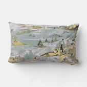 ヴィンテージSF未来型車タクシー ランバークッション (裏面)