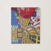 ヴィンテージSF未来的ニューヨーク ジグソーパズル (縦)