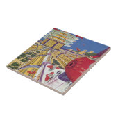 ヴィンテージSF未来的ニューヨーク タイル (側面)