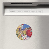 ヴィンテージSF未来的ニューヨーク マグネット (インサイチュ (食洗機))