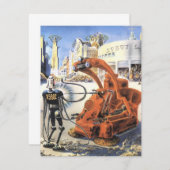 ヴィンテージSF未来都市エイリアン戦争 (正面/裏面)