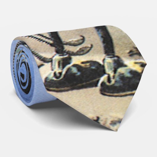 ヴィンテージSF未来都市エイリアン戦争 ネクタイ (ロール)